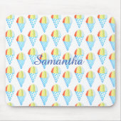 Kleurrijke koude kegel dessert muismat (Voorkant)