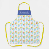 Kleurrijke koude kegel dessert schort (Voorkant)