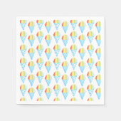 Kleurrijke koude kegel dessert servet (Voorkant)