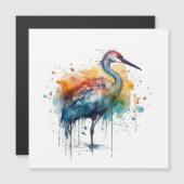 Kleurrijke kraan in het water (Voorkant / Achterkant)