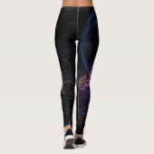 Kleurrijke krabbel leggings (Achterkant)
