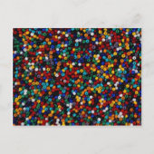 Kleurrijke kralen voor decoratieve werken briefkaart (Voorkant)