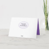 kleurrijke krayon halve cirkel dank je wel kaart (Achterkant)