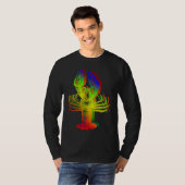 Kleurrijke Kreeft T-shirt (Voorkant volledig)