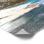 Kleurrijke  Kreta Griekenland schilderij Poster (Hoek)