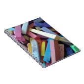 kleurrijke krijt gegroepeerd notitieboek (Rechterzijde)