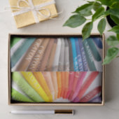 Kleurrijke krijt tissuepapier (Geschenk)