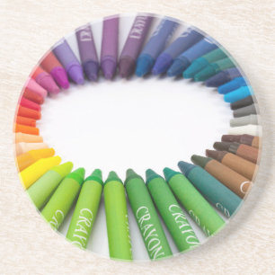 Kleurrijke krijt zandsteen onderzetter