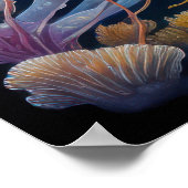 Kleurrijke krijttekening kwal poster (Hoek)