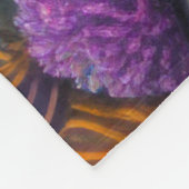 Kleurrijke krijttekenvis fleece deken (Hoek)