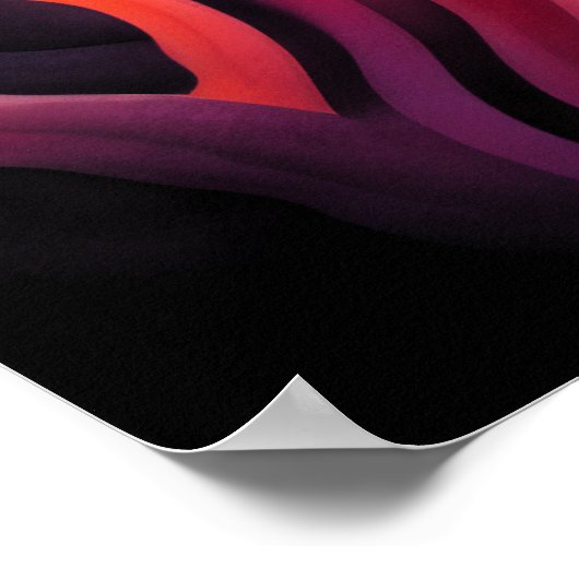 Kleurrijke krijttekenvis poster (Hoek)