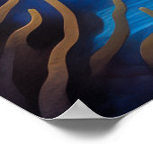 Kleurrijke krijttekenvis poster (Hoek)