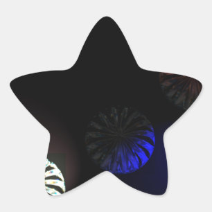 Kleurrijke Kristal Beeldvormer Ster Sticker