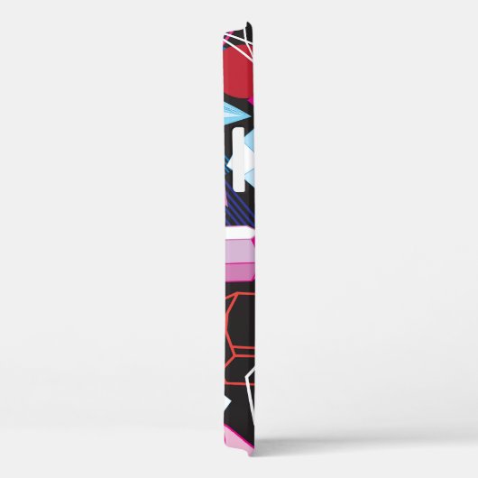 Kleurrijke kristallen, donkere abstracte achtergro Case-Mate iPhone case (Achterkant / Rechts)