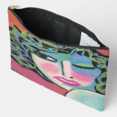 Kleurrijke krullen originele Abstracte kunst Etui (Open)