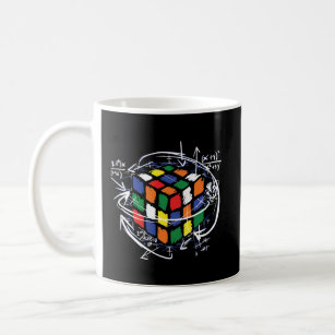 Kleurrijke kubus Wiskunde Koffiemok