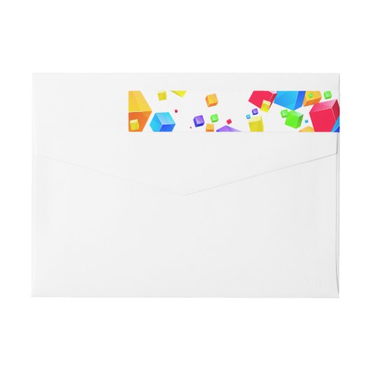 Kleurrijke kubussen 1 (Achterkant)