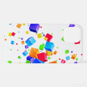 Kleurrijke kubussen 1 iPhone hoesje (Achterkant horizontaal)