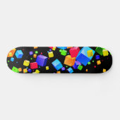 Kleurrijke Kubussen 2 Persoonlijk Skateboard (Horizontaal)