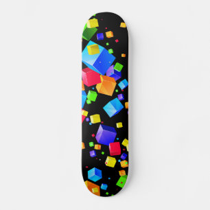 Kleurrijke Kubussen 2 Persoonlijk Skateboard