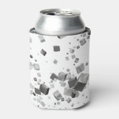 Kleurrijke kubussen 3 blikjeskoeler (Blikje Voorkant)