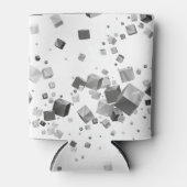 Kleurrijke kubussen 3 blikjeskoeler (Voorkant)