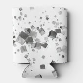 Kleurrijke kubussen 3 blikjeskoeler (Achterkant)