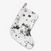 Kleurrijke kubussen 3 kleine kerstsok (Voorkant (Hangend))