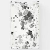 Kleurrijke kubussen 3 spandoek (Verticaal)