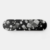 Kleurrijke kubussen 4 persoonlijk skateboard (Horizontaal)