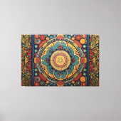 Kleurrijke kunst canvas print (Voorkant)
