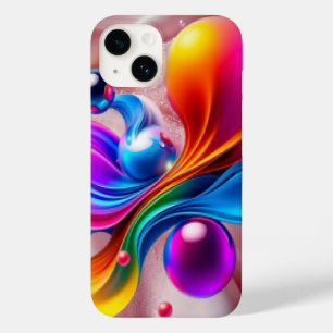 Kleurrijke Kunst Case-Mate iPhone 14 Hoesje