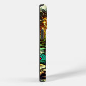 Kleurrijke kunst Moeder en dochter Aziatische bloe Case-Mate iPhone Case (Achterkant / Rechts)