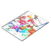 Kleurrijke kunst notitieboek (Linkerzijde)