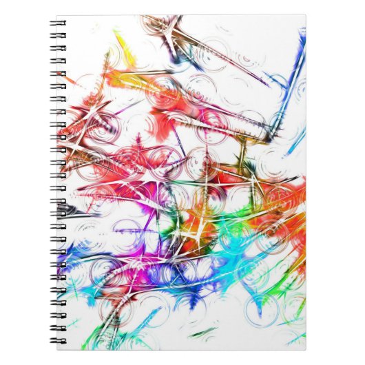 Kleurrijke kunst notitieboek (Voorkant)