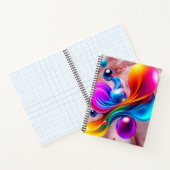 Kleurrijke Kunst Notitieboek (Binnen)