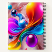 Kleurrijke Kunst Notitieboek (Achterkant)