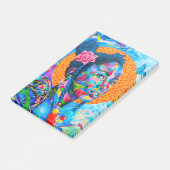 Kleurrijke kunst post-it® notes (Schuin)
