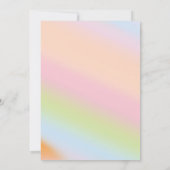 Kleurrijke Kunst Schilderij Verjaardagsuitnodiging Kaart (Achterkant)