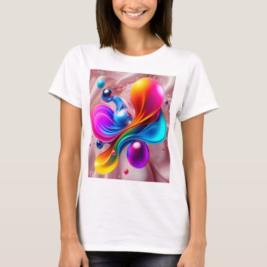 Kleurrijke Kunst T-shirt (Voorkant)