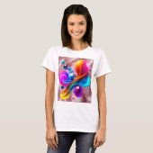 Kleurrijke Kunst T-shirt (Voorkant volledig)