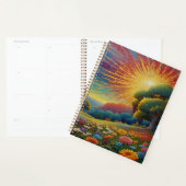 Kleurrijke Kunst van Weidebloemen Planner (Display)