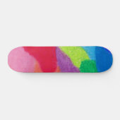 Kleurrijke kunstafdrukken skateboard (Horizontaal)