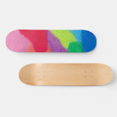 Kleurrijke kunstafdrukken skateboard (Horizontaal)