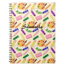 Kleurrijke kunstbenodigdheden