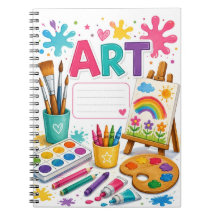 Kleurrijke Kunstbenodigdheden & Regenboog Canvas