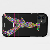 Kleurrijke kunstmembranen met chromatische regenbo Case-Mate iPhone case (Achterkant (horizontaal))