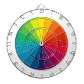 Kleurrijke kunstraad regenboog dartbord (Voorkant)