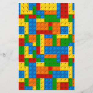 kleurrijke kunststofblokken briefpapier