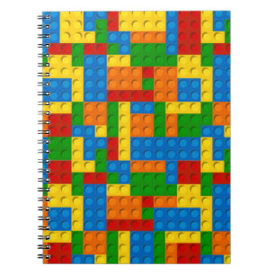 kleurrijke kunststofblokken notitieboek